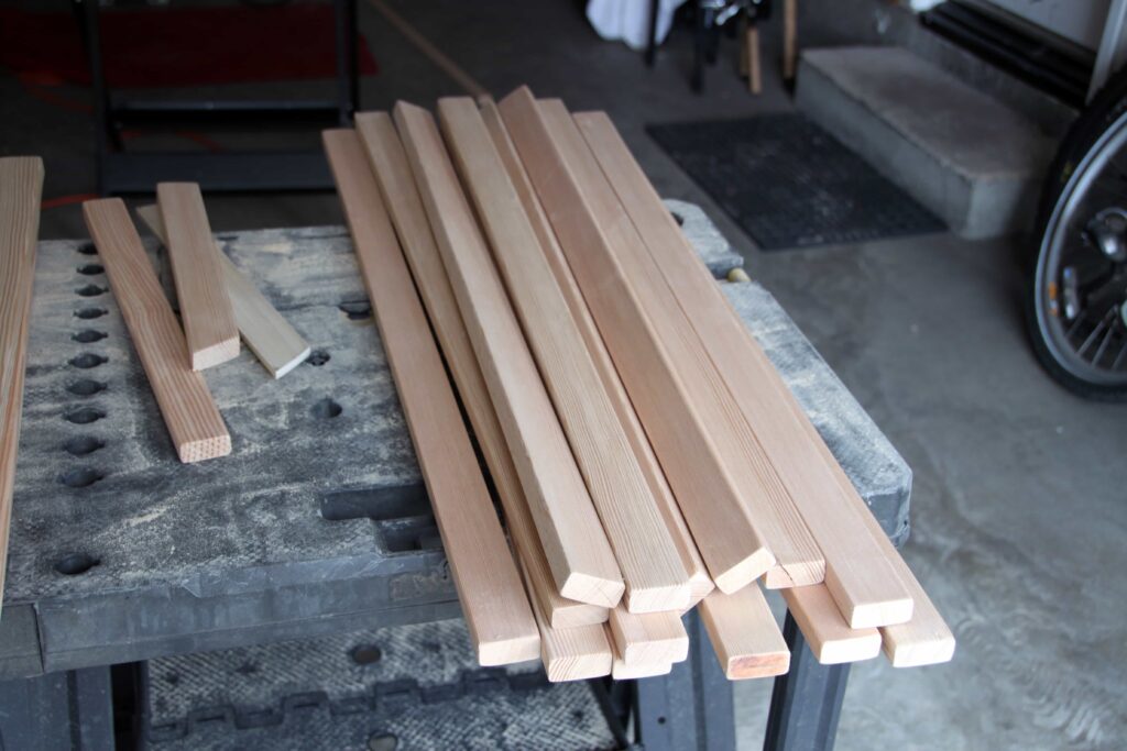 wood sanded